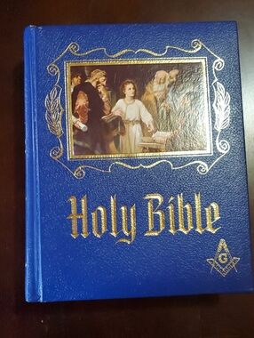 Holy Bible - Blue Hardcover Edition